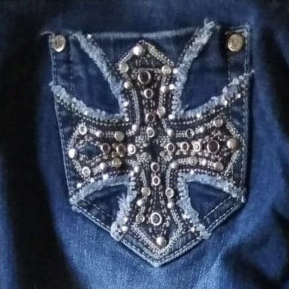 ✨2 for 25✨ Way Jeans Skinny with Cross Pockets - Picture 4 of 5